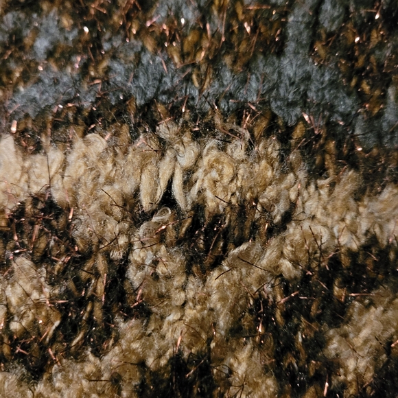 NWOT ZARA glittery chunky cardigan sweater S - Picture 6 of 8